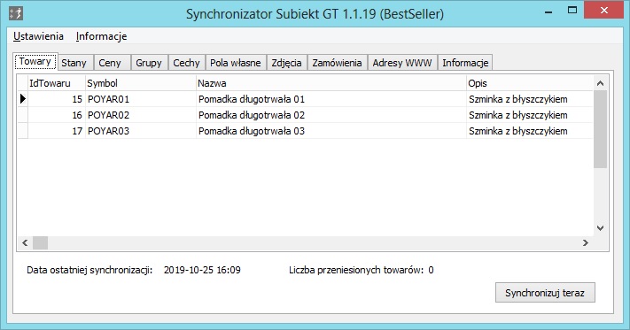 Sklep internetowy a Subiekt GT